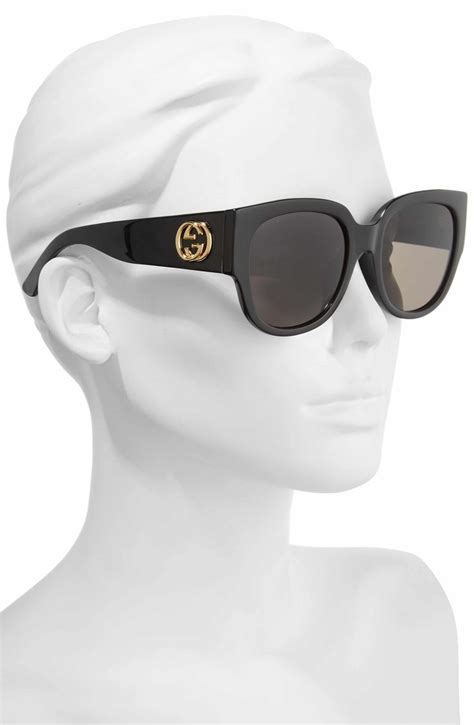 gucci tortoiseshell square sunglasses|55mm cat eye sunglasses gucci.